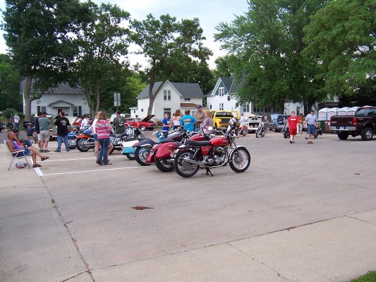 BIke area was pretty small.