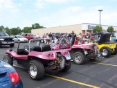 The crowd is arround the MEKK trailer.